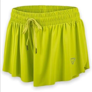 Luogongzi | Shorts | 2 In Flowy Running Shorts And For The Gym And Yoga Spandex In Neon Green 